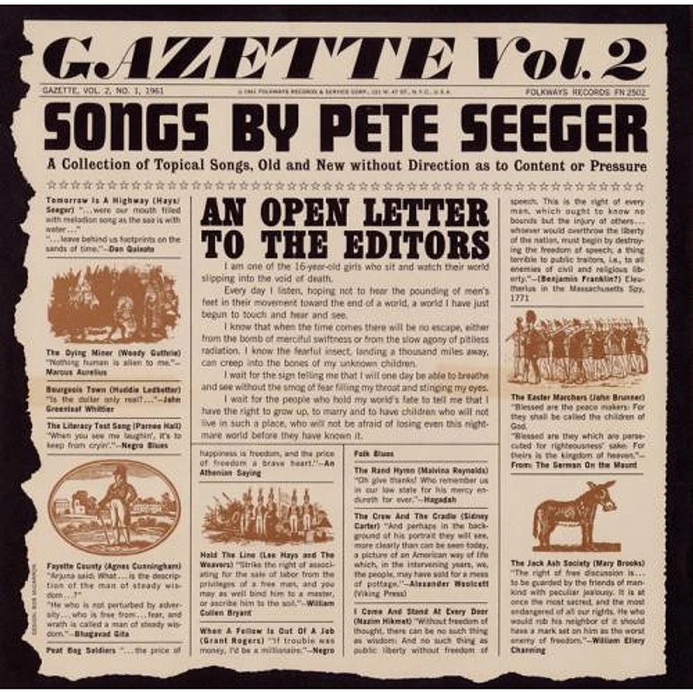 Pete Seeger - Gazette, Vol. 2
