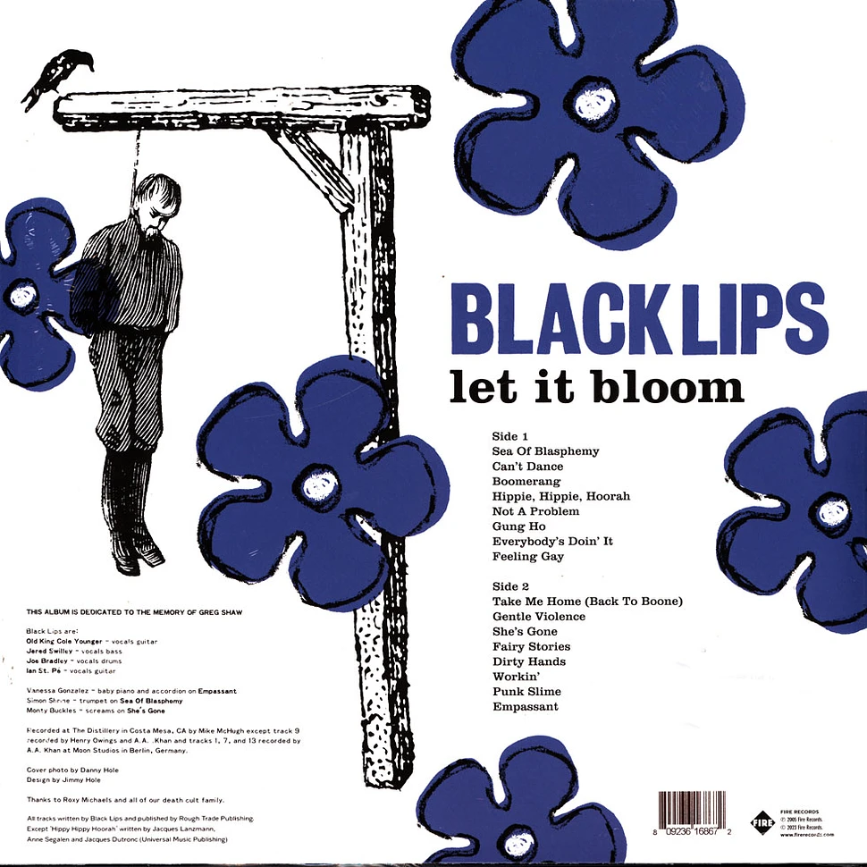 Black Lips - Let It Bloom Blue Vinyl Edition