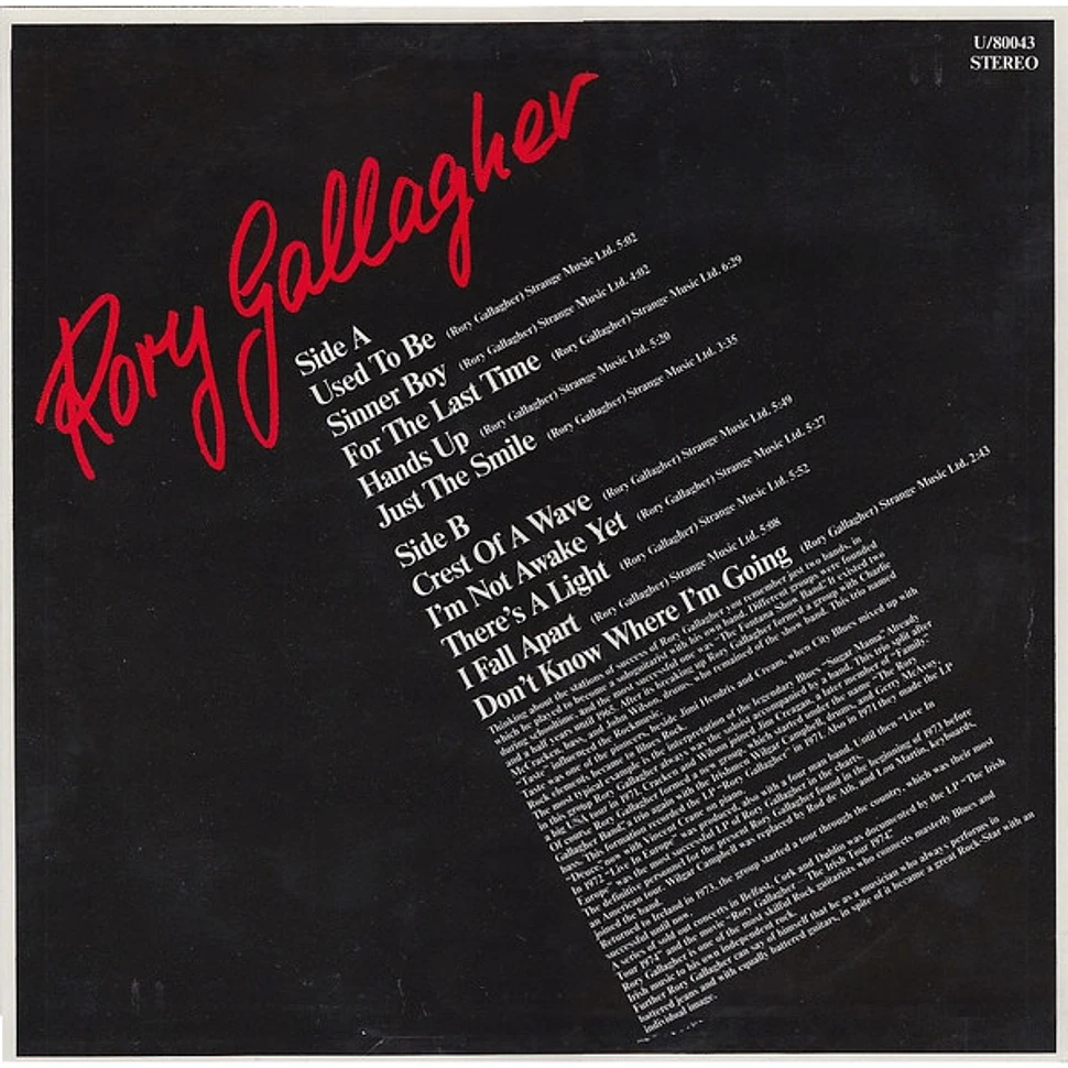 Rory Gallagher - Between Belfast And Dublin