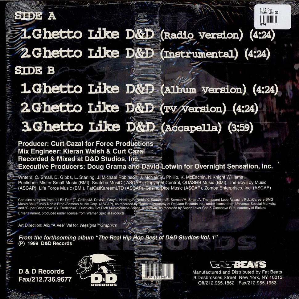 D & D Crew - Ghetto Like D&D