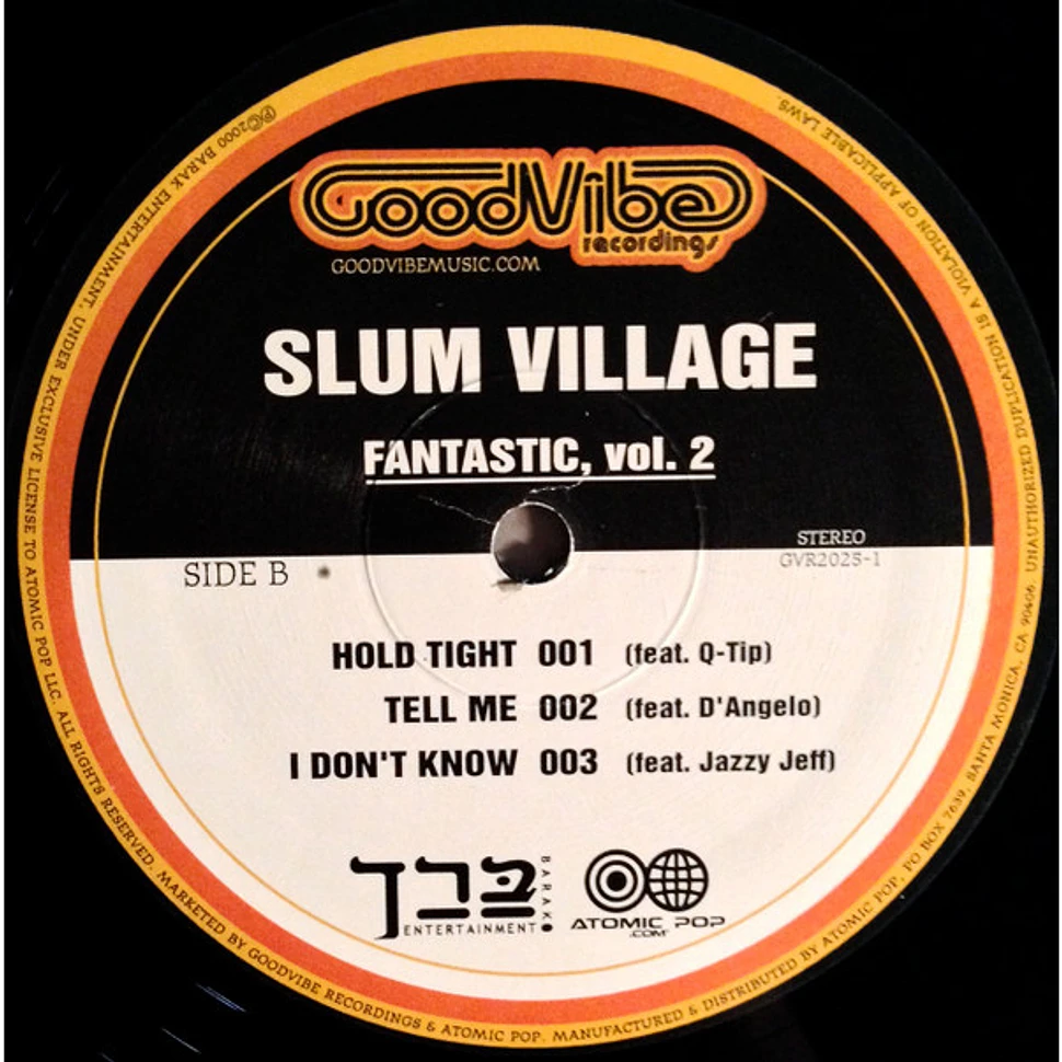 Slum Village - Fantastic, Vol. 2 - Vinyl 3LP - 2000 - US - Original | HHV