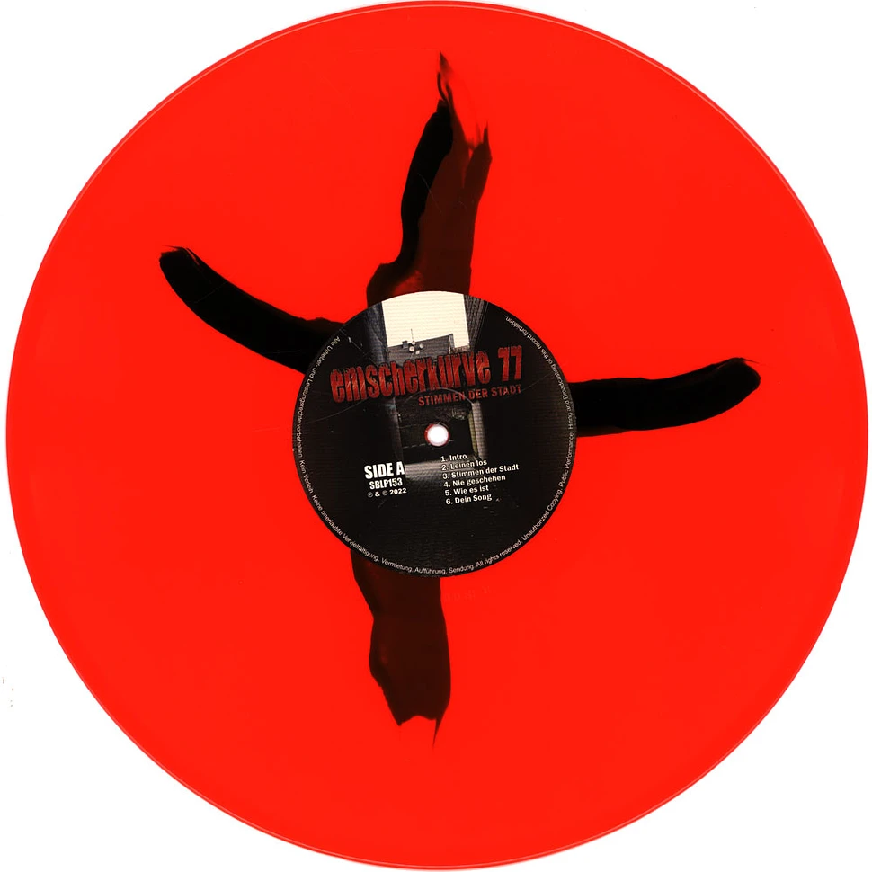 Emscherkurve 77 - Stimmen Der Stadt Transparent Red Striped Vinyl Edition