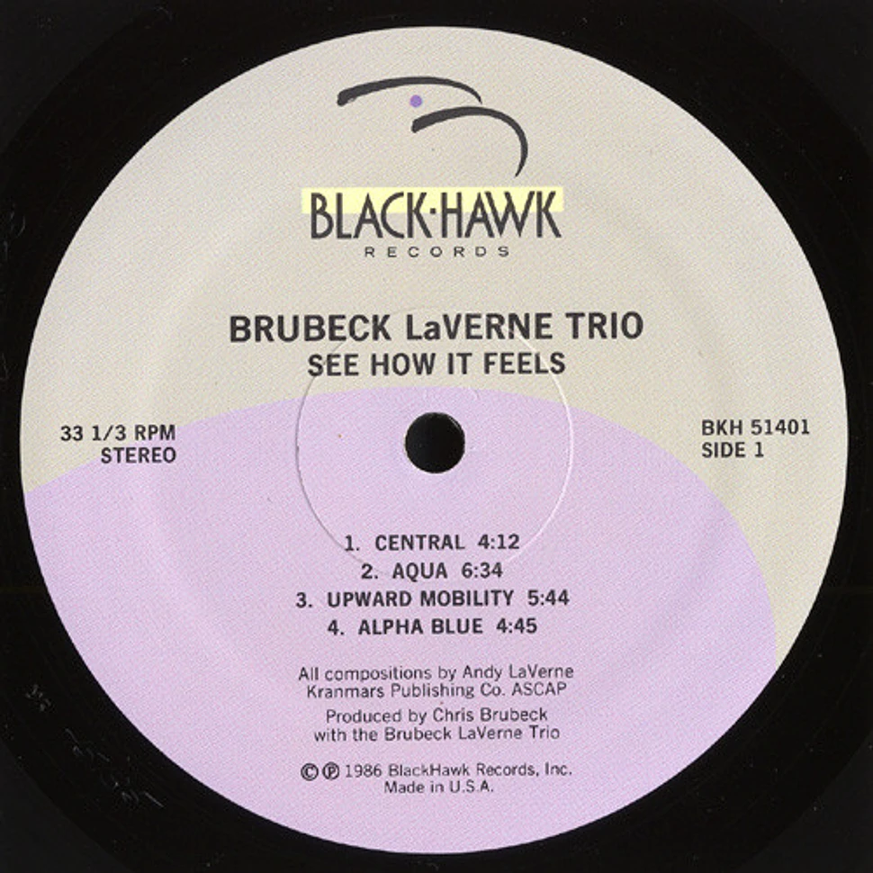 Brubeck LaVerne Trio - See How It Feels