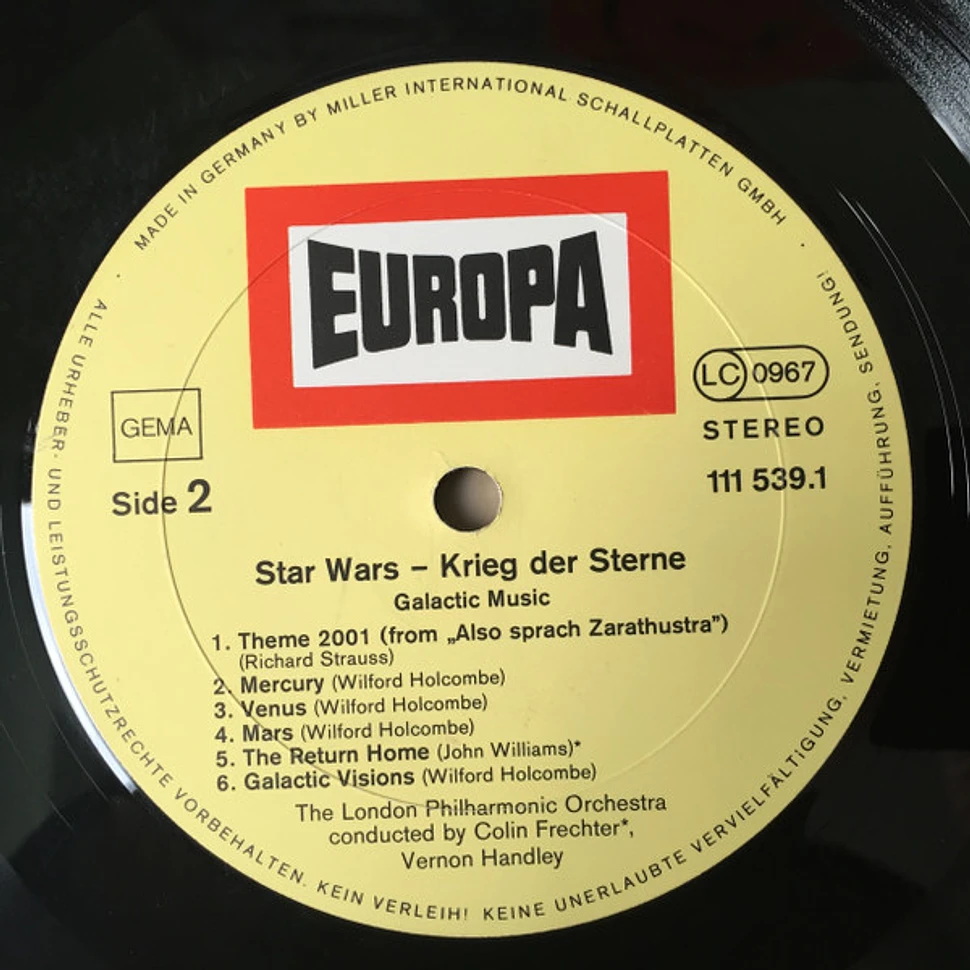 The London Philharmonic Orchestra - Star Wars - Krieg Der Sterne - Galactic Music