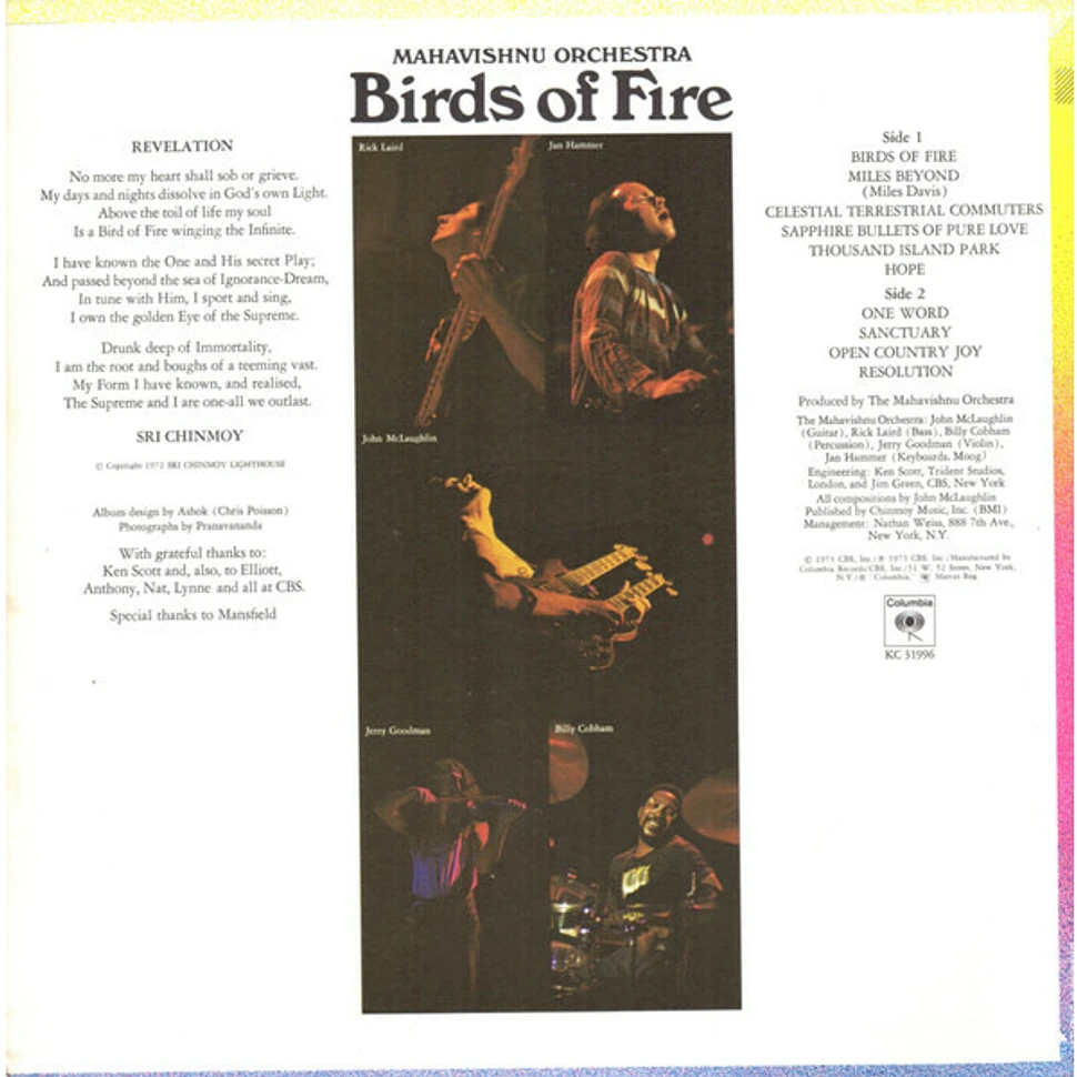 Mahavishnu Orchestra - Birds Of Fire