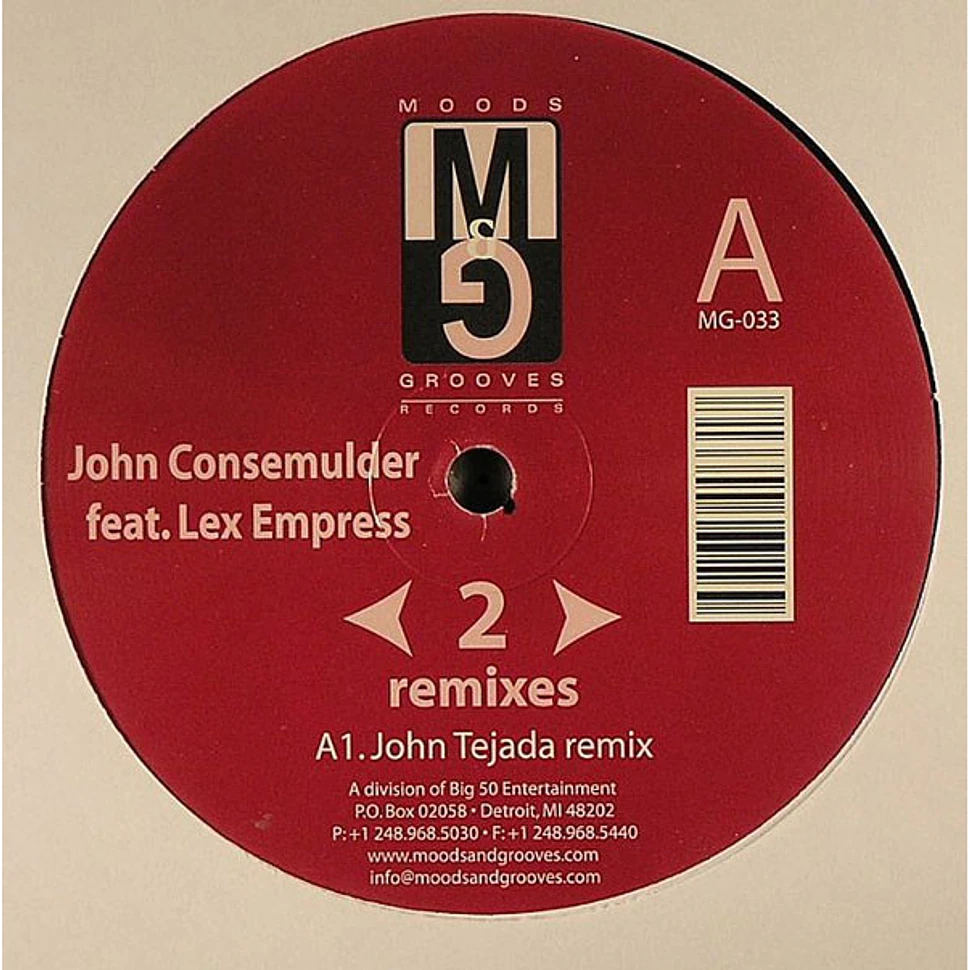 John Consemulder Feat. Lex Empress - Rewind To Start (Remixes)