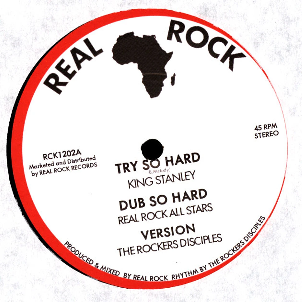 King Stanley, Real Rock Allstars, Rockers Disciples / Prince Jamo, Real Rock Hi-Fi Meets Rockers Disciples - Try So Hard, Dub, Version / Slogan On The Wall, Dub On The Wall 2 & 3