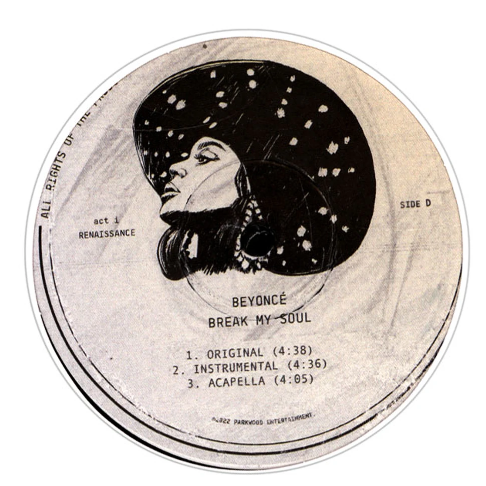 Beyonce - Break My Soul Remixes Clear Green Vinyl Edition