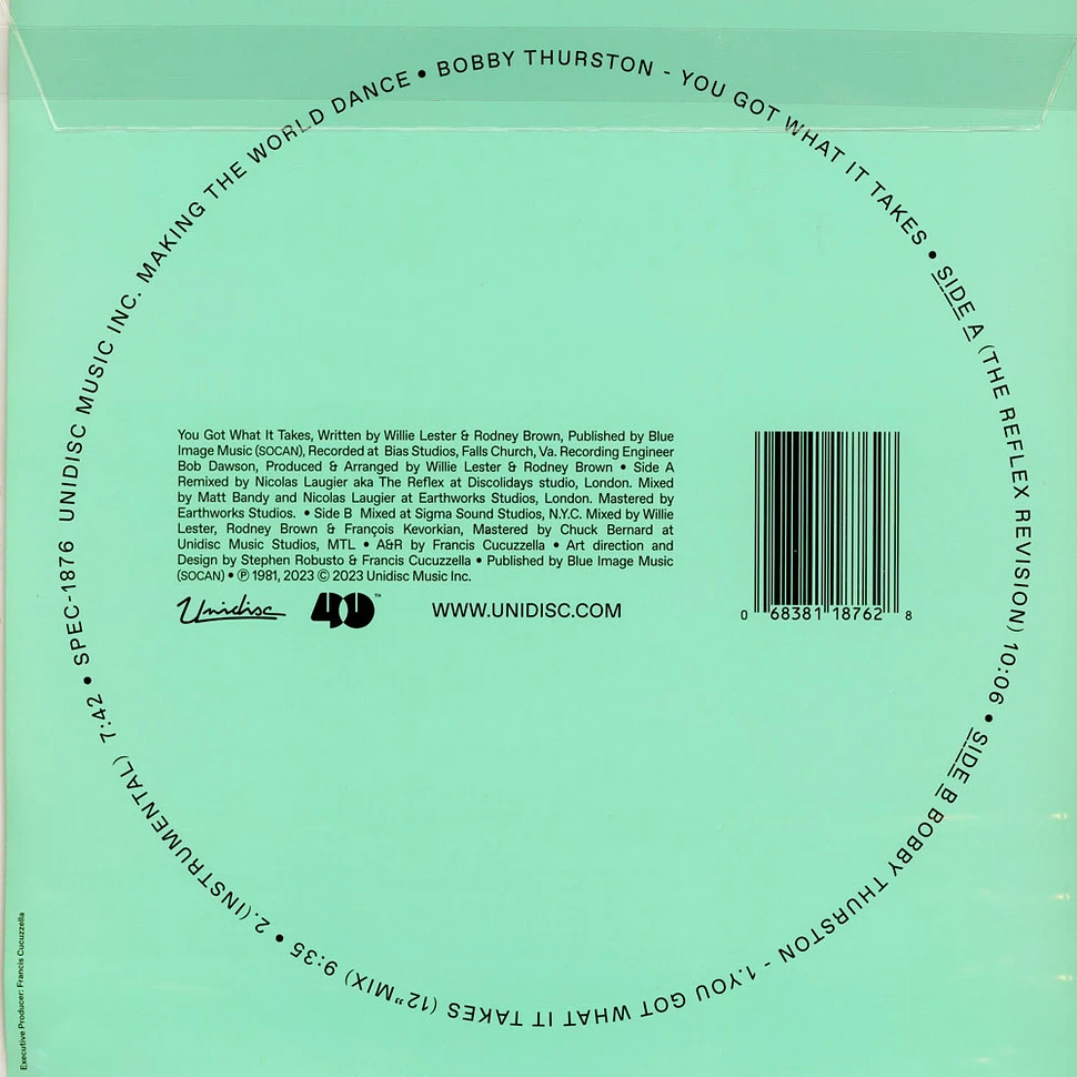 BOBBY THURSTON THE MAIN ATTRACTIN LP