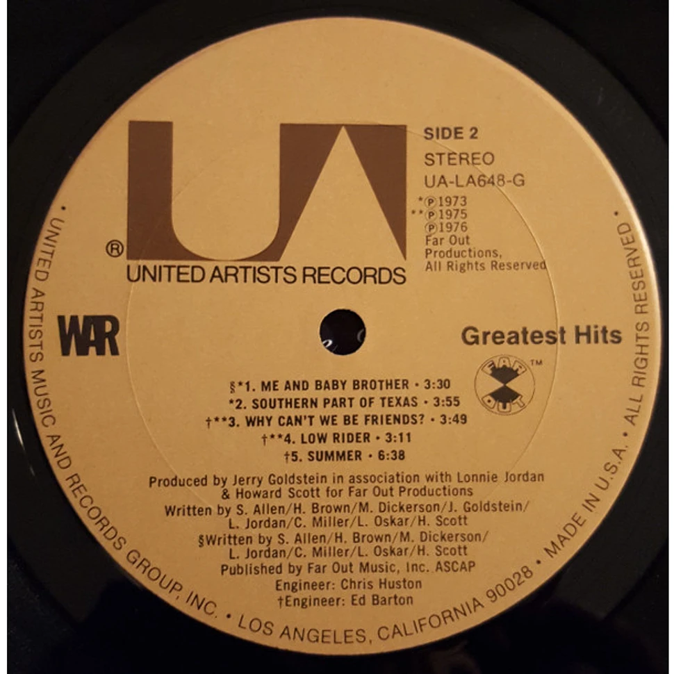 War - Greatest Hits