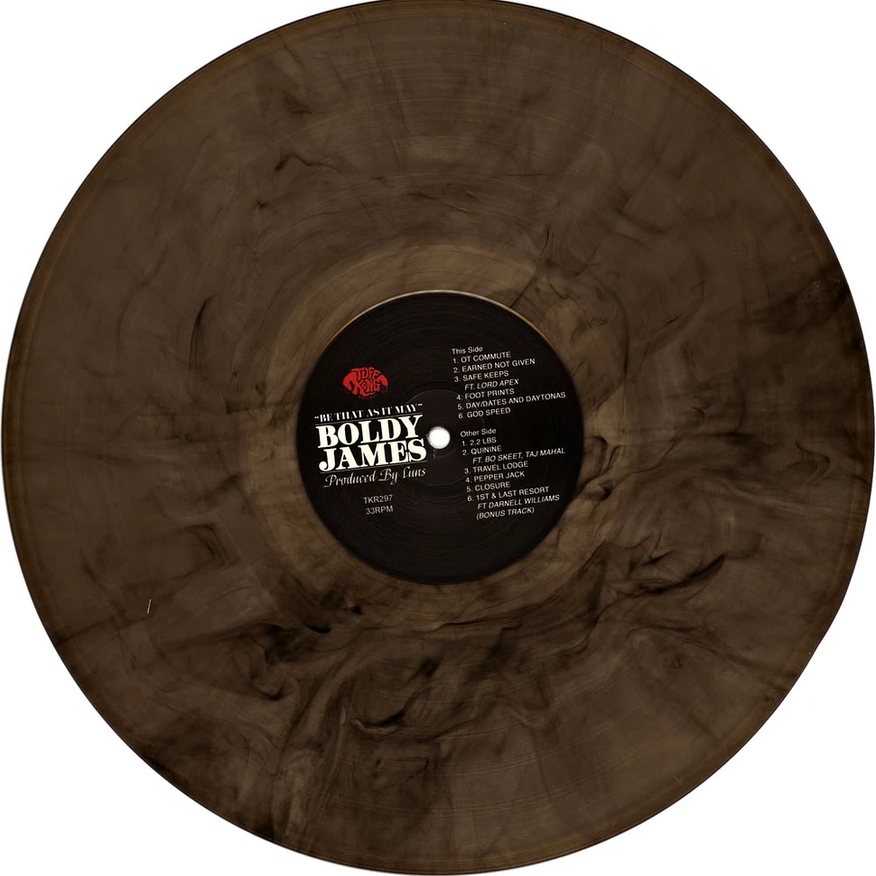 Boldy James & Cuns - Be That As It May Clear W/ Smoke HHV Exclusive Vinyl Edition