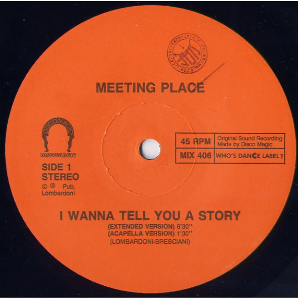Meeting Place - I Wanna Tell You A Story