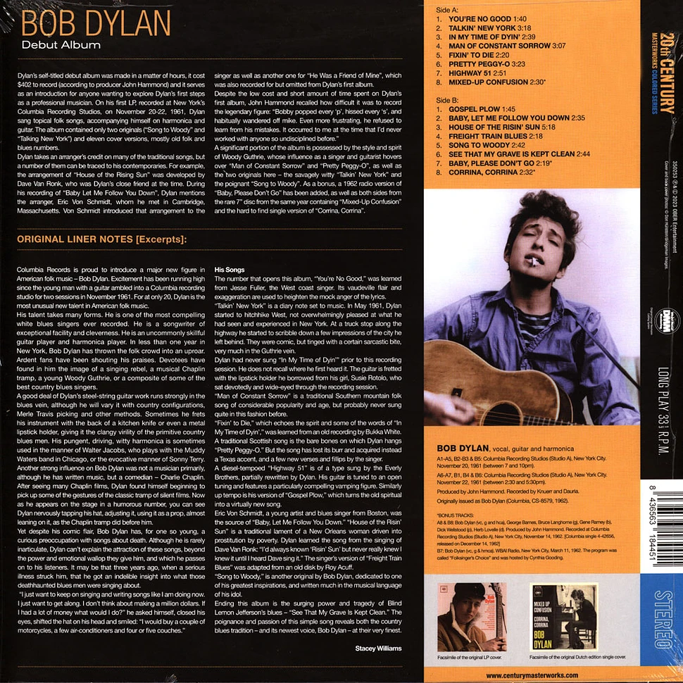 Bob Dylan - Debut Album