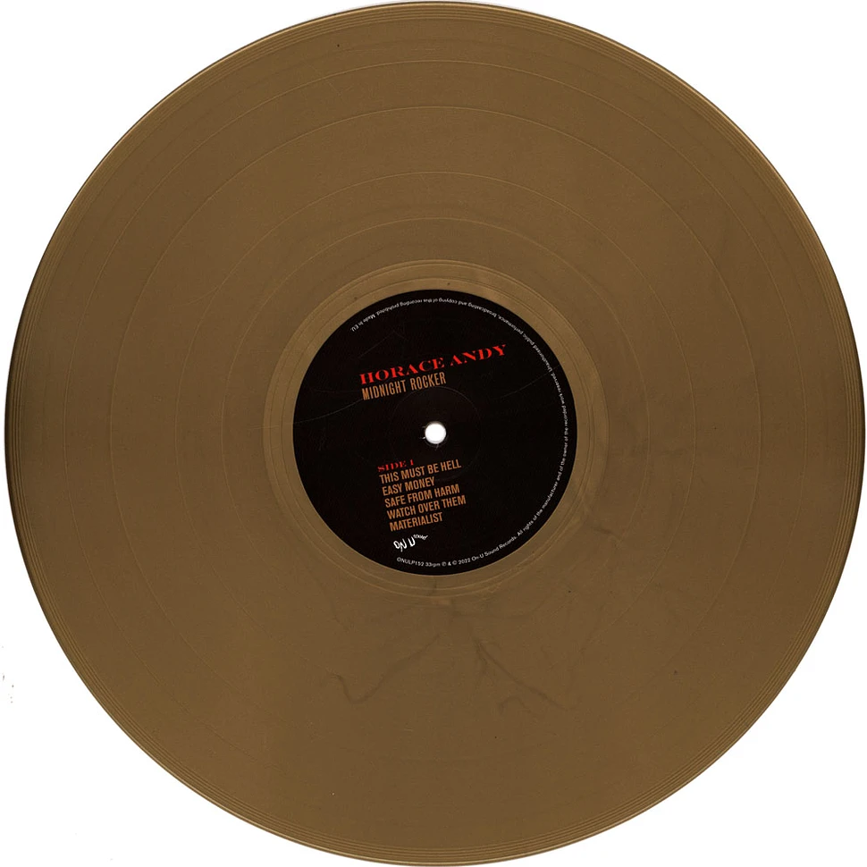 Horace Andy - Midnight Rocker Gold Vinyl Edition