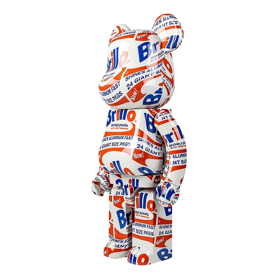 Medicom Toy - 1000% Andy Warhol Brillo 2022 Be@rbrick Toy