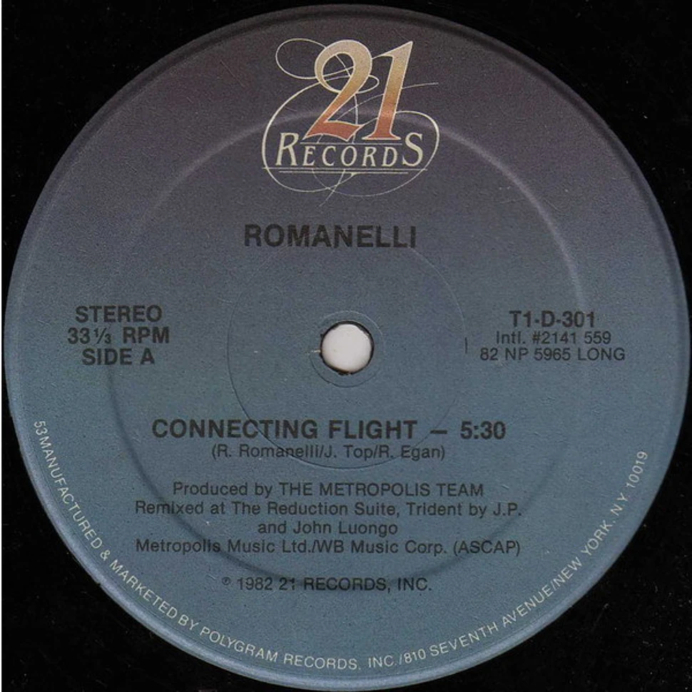 Роланд Романелли. Romanelli - connecting Flight. Golden Earring Cut 1982. Didier Marouani & Roland Romanelli.