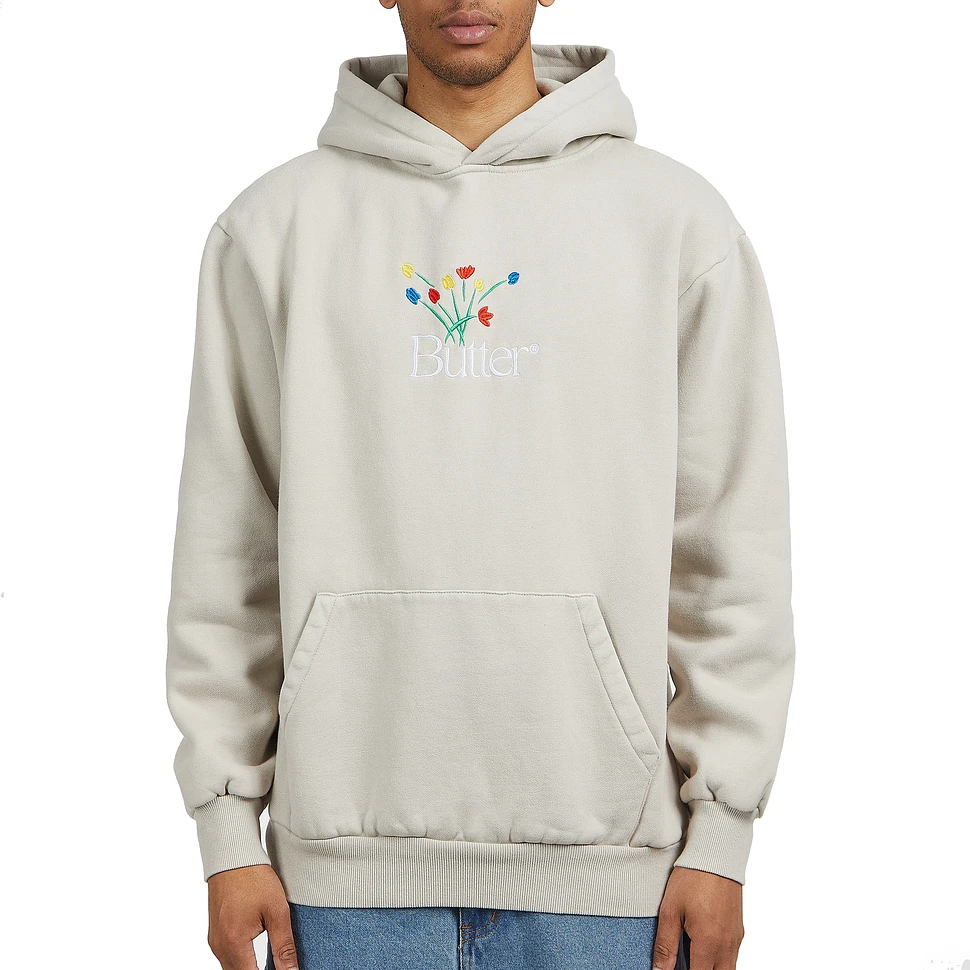 Butter Goods - Bouquet Embroidered Pullover Hood