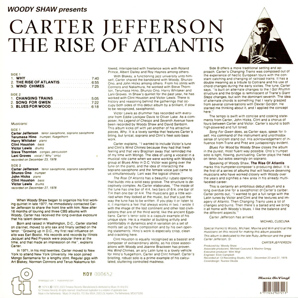 Carter Jefferson - Rise Of Atlantis Green Vinyl Edition