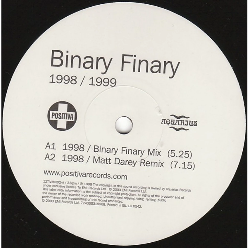 Binary Finary - 1998 / 1999 - Vinyl 2x12