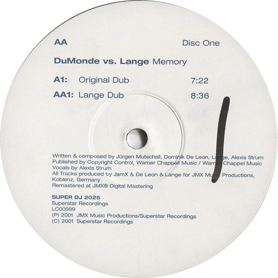 DuMonde vs. Lange - Memory