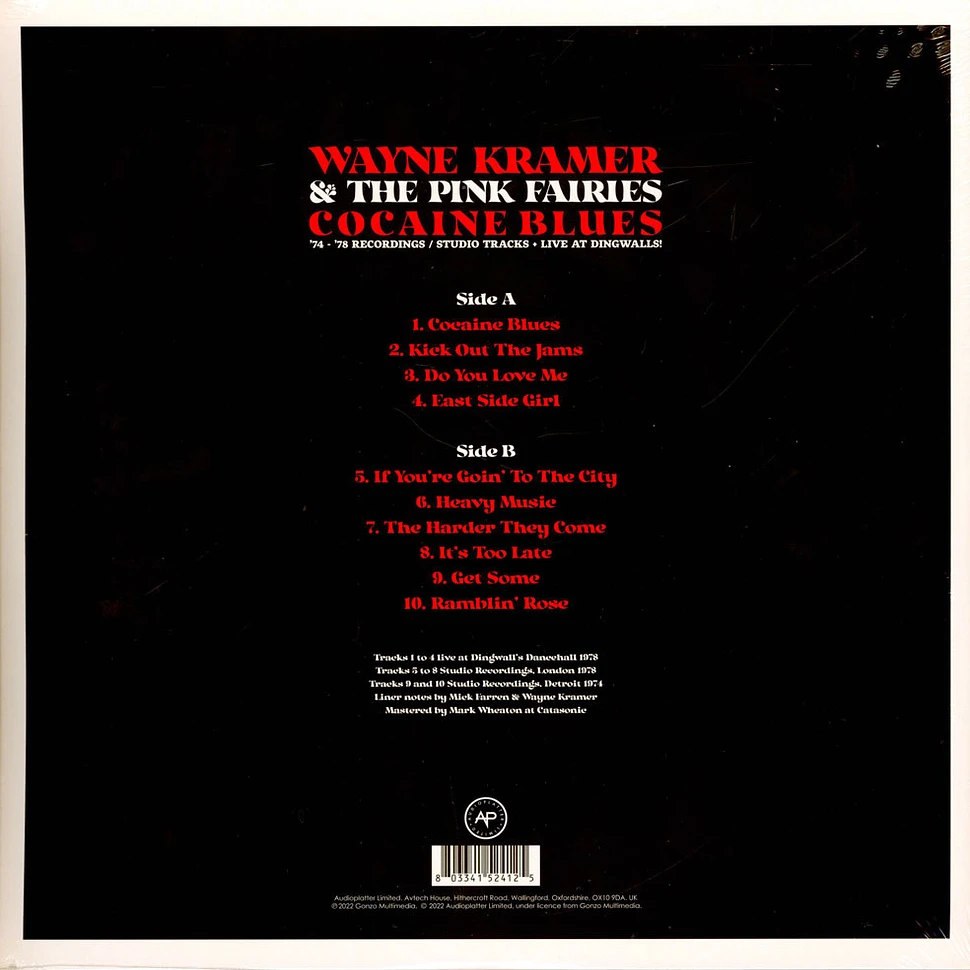 Wayne Kramer And The Pink Fairies - Cocaine Blues Clear Vinyl Edition