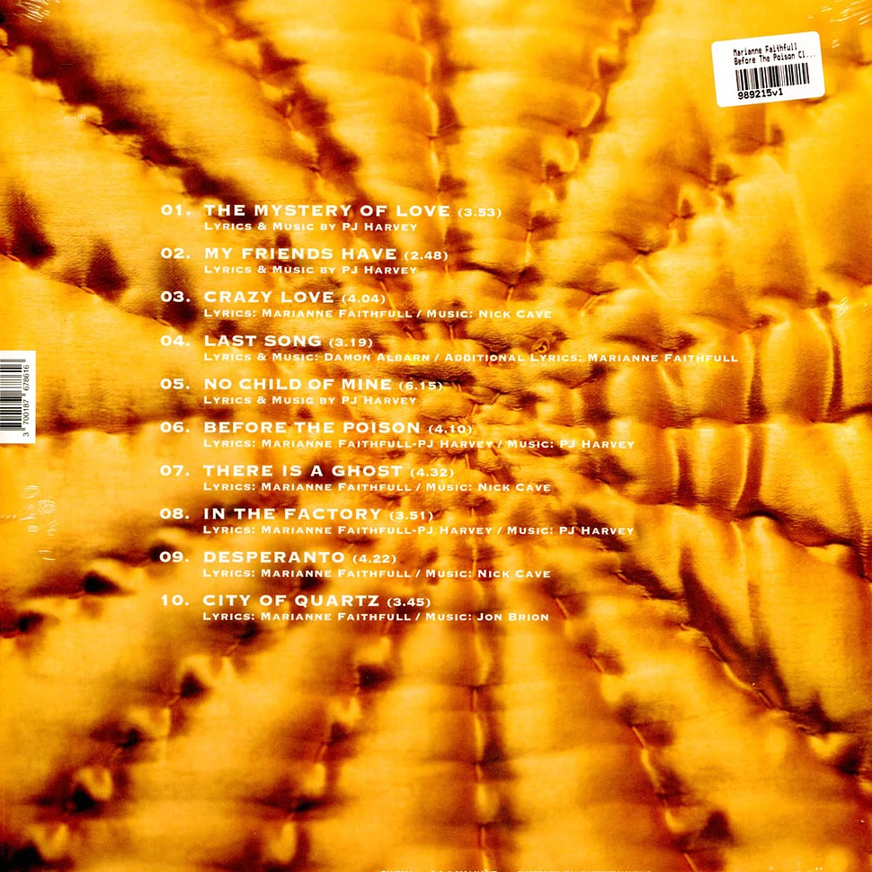 Marianne Faithfull - Before The Poison Clear Vinyl Edition