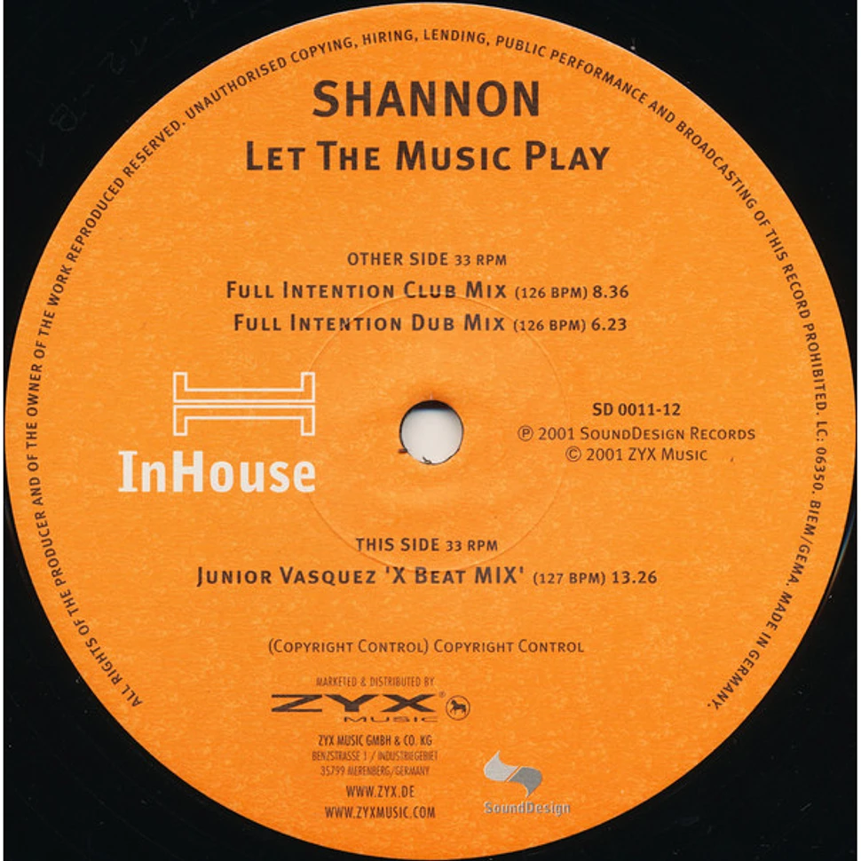 Shannon - Let The Music Play