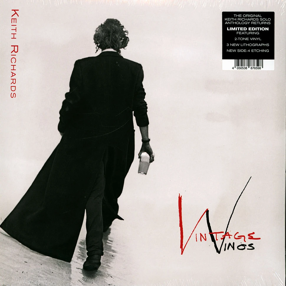 Keith Richards - Vintage Vinos Record Store Day 2023 Black On Red Vinyl Edition