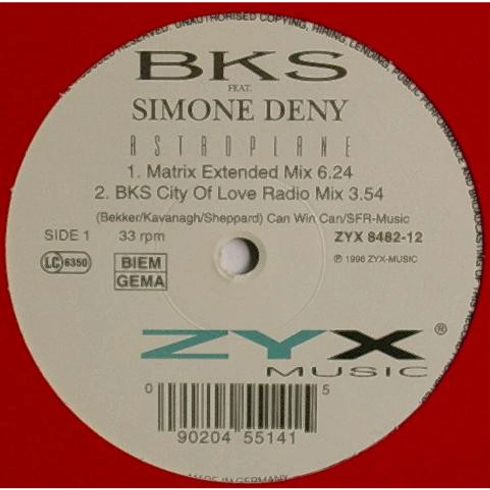 BKS Featuring Simone Denny - Astroplane