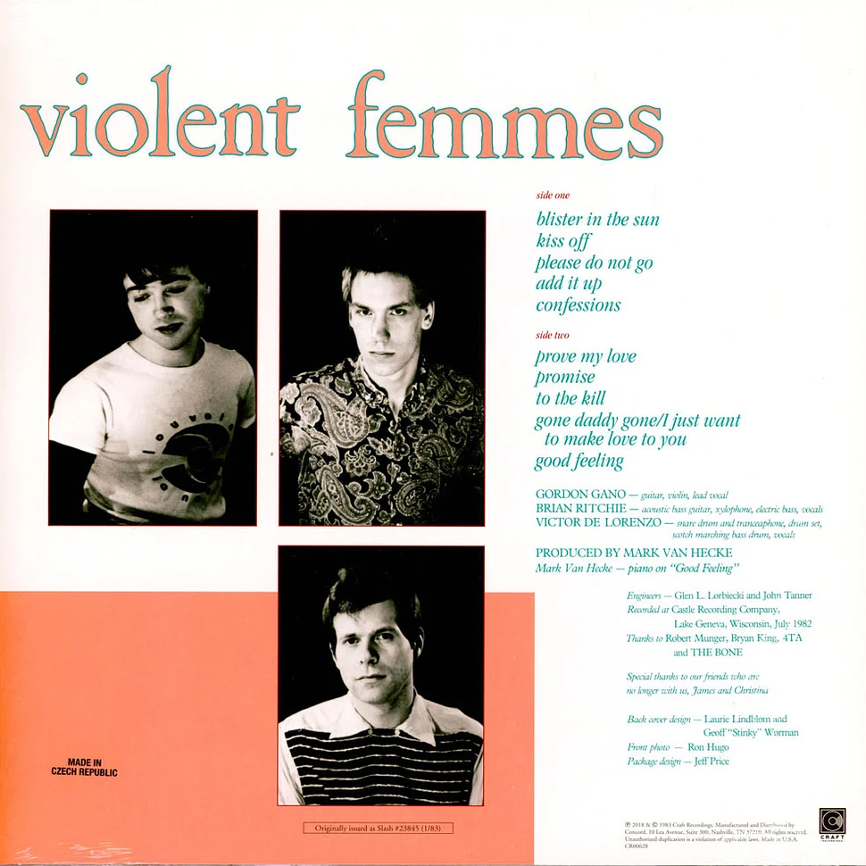 Violent Femmes Violent Femmes Record Store Day 2023 Picture Disc