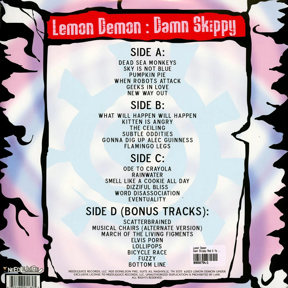 Lemon Demon - Damn Skippy Red & Yellow Vinyl Edition