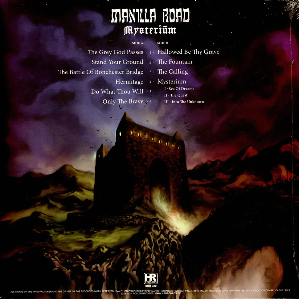 Manilla Road - Mysterium Green / Yellow Bi-Colored Vinyl Edition