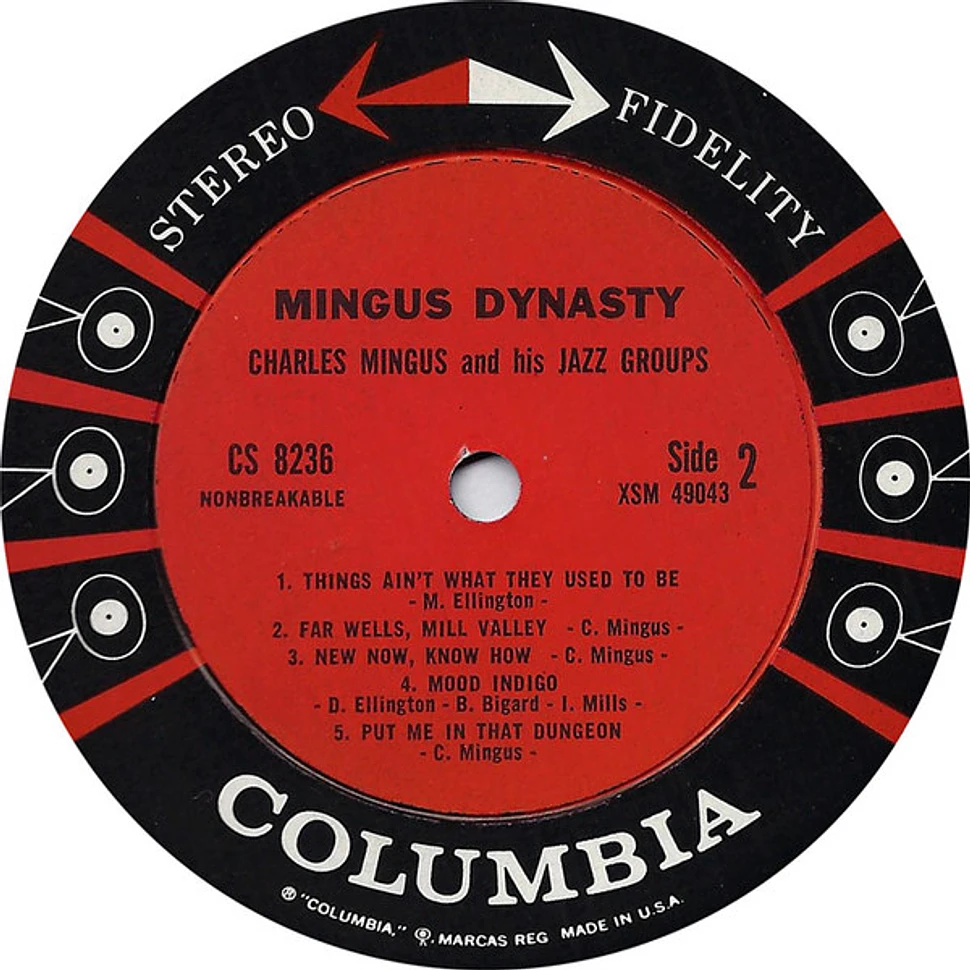 Charles Mingus And His Jazz Group - Mingus Dynasty