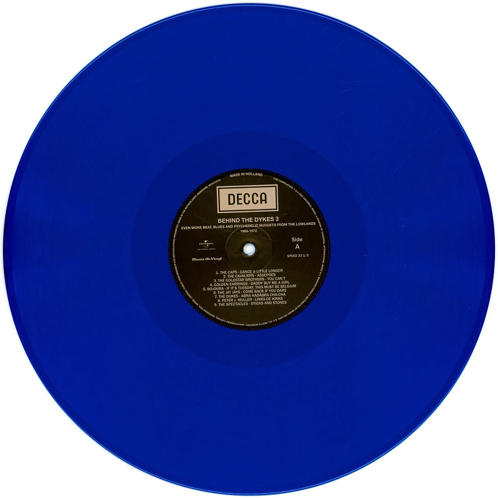 V.A. - Behind The Dykes 3 Record Store Day 2023 Blue & Red Vinyl Edition