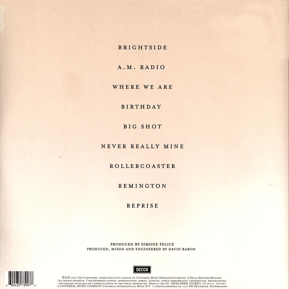 The Lumineers - Brightside Sunbleached Vinyl Edition