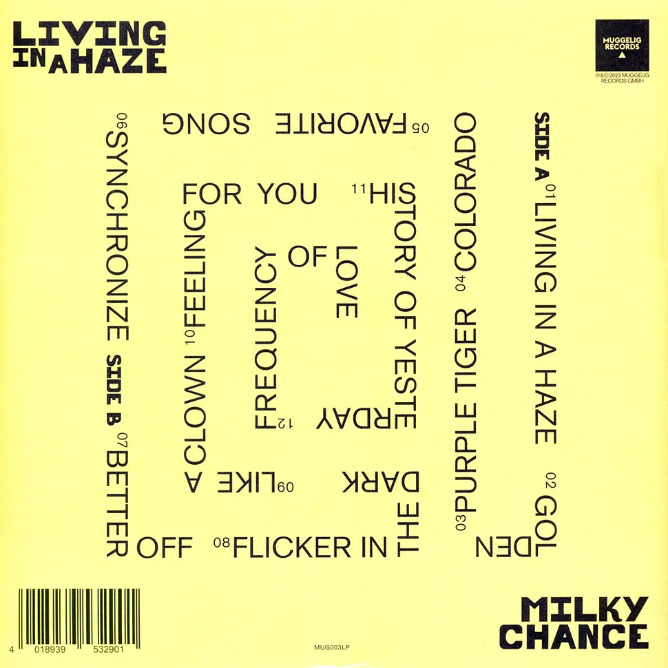 Milky Chance - Living In A Haze Black Vinyl Edition
