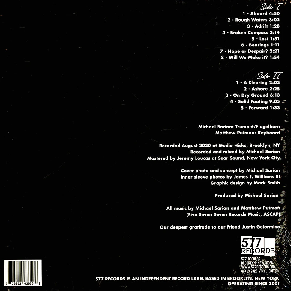 Michael Sarian / Matthew Putman - A Lifeboat (Part II) Cyrstal Clear Vinyl Edition