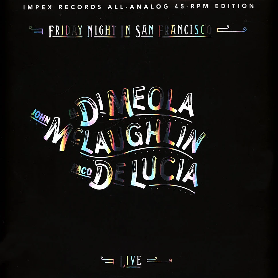 Al Di Meola, Hon Mclaughlin, Paco De Lucia - Friday Night In San Francisco