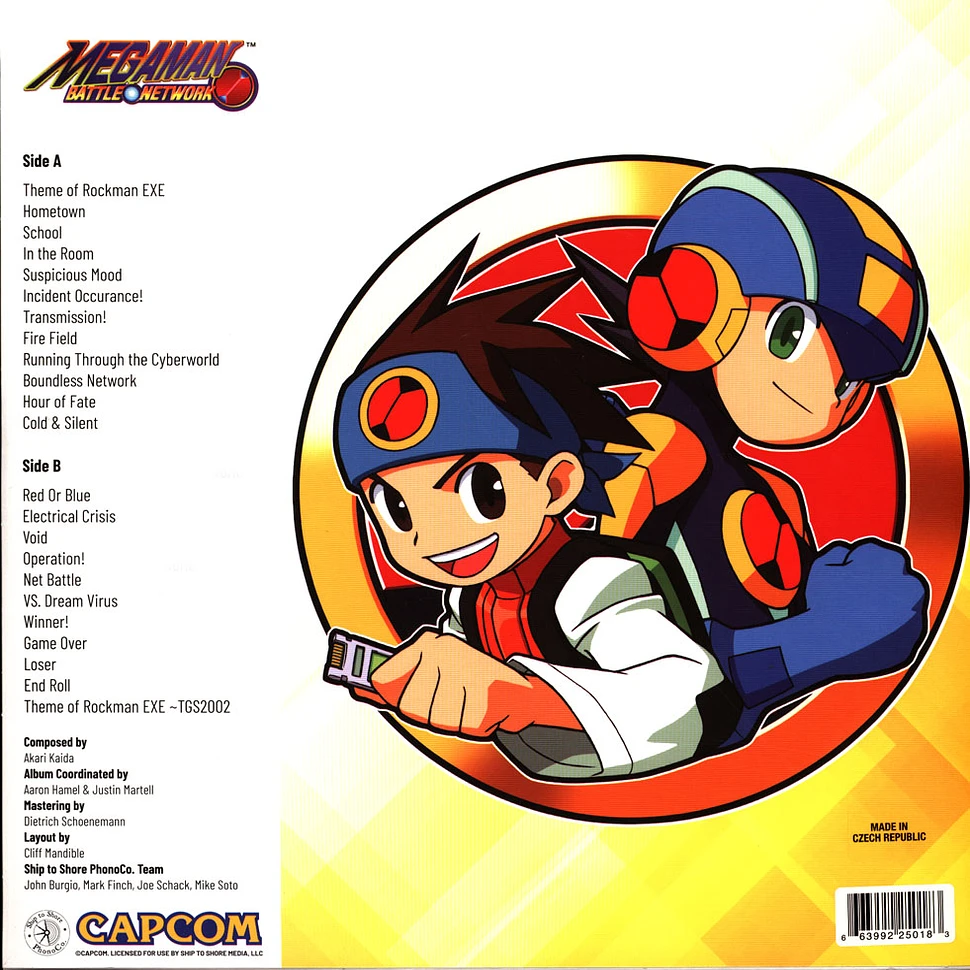 Akari Kaida - OST Mega Man Battle Network Blue Vinyl Edition