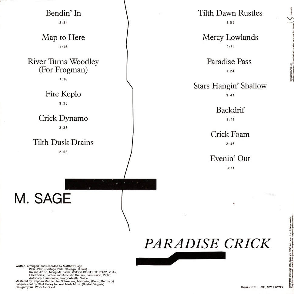 M. Sage - Paradise Crick