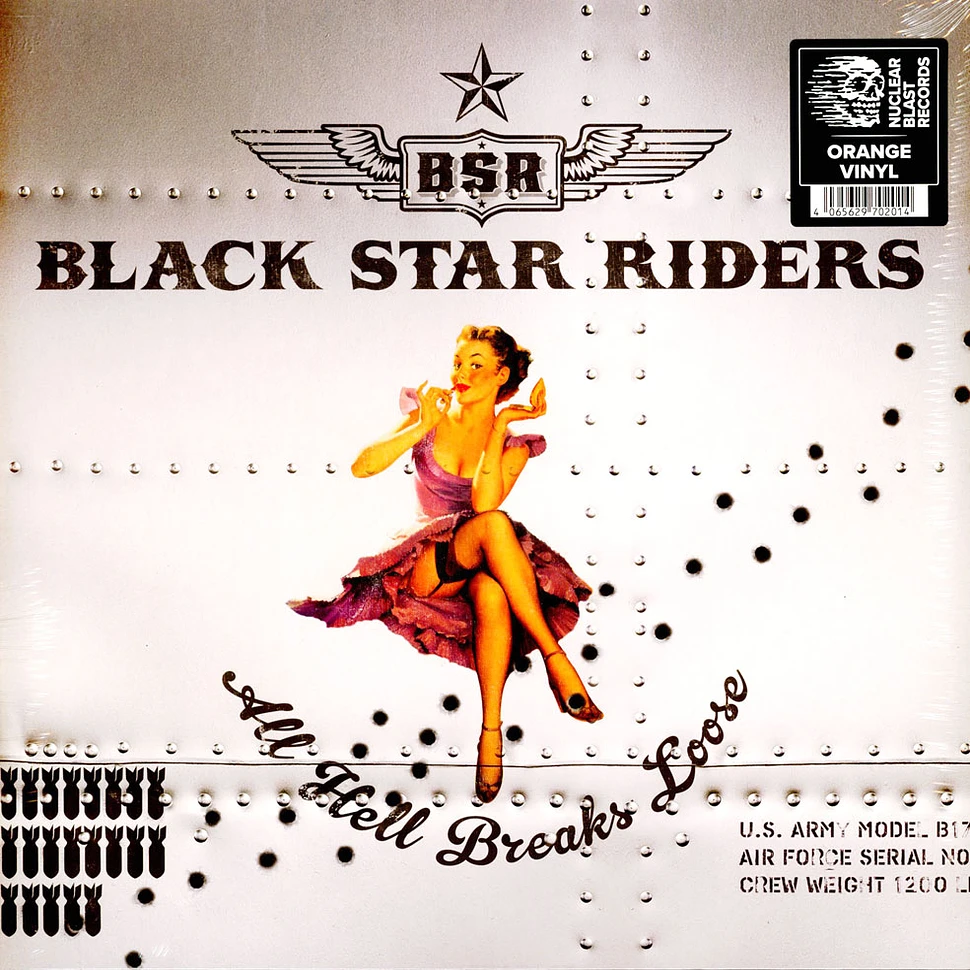 Black Star Riders - All Hell Breaks Loose Orange Vinyl Edition