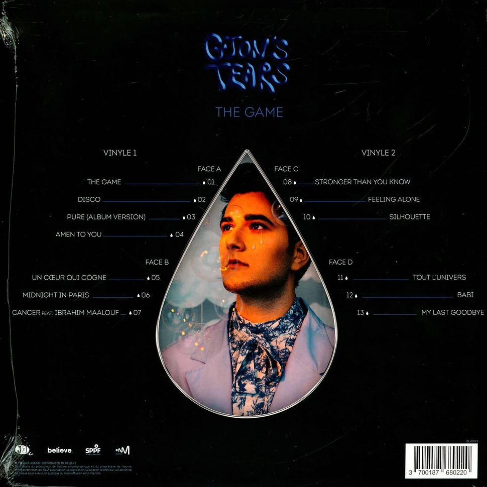 Gjon's Tears - The Game Milky Clear Vinyl Edition Edition