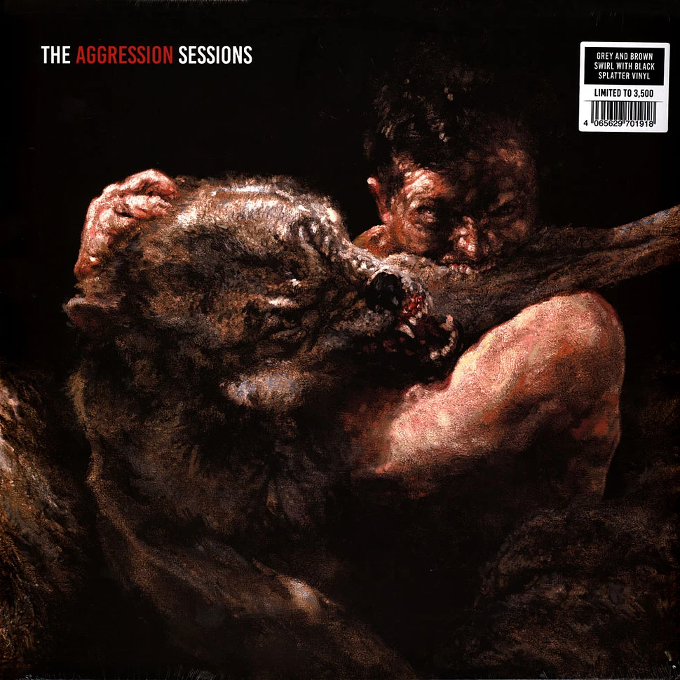 V.A. - The Aggression Session Grey-Brown Swirl With Black Splatter Vinyl Edition