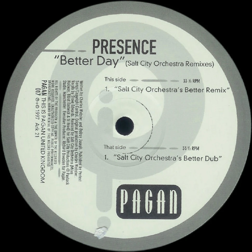 Presence - Better Day (Salt City Orchestra Remixes)