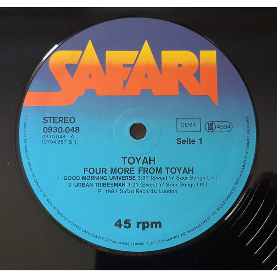 Toyah - Four More From Toyah