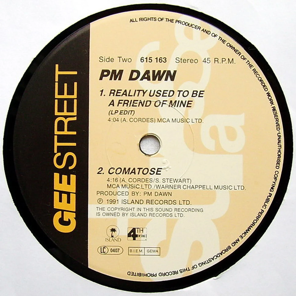 P.M. Dawn - Reality Used To Be A Friend Of Mine