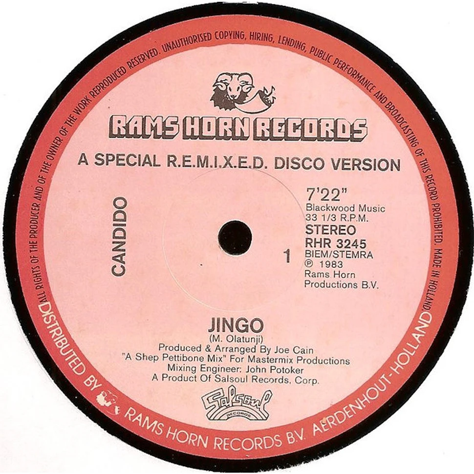 Candido - Jingo (A Special Remixed Disco Version)