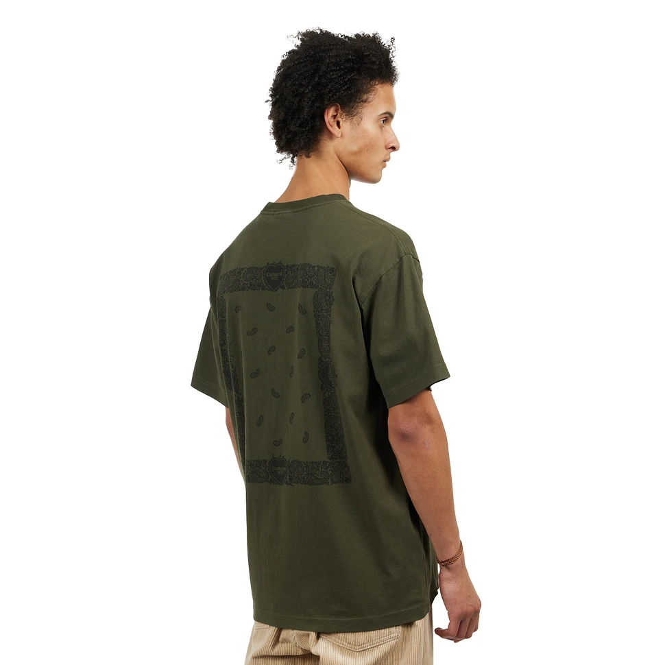 Carhartt WIP - S/S Paisley T-Shirt (Black / Wax) | HHV