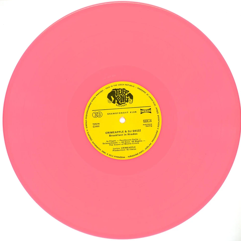 Crimeapple X DJ Skizz - Breakfast In Hradec Pink Vinyl Edition