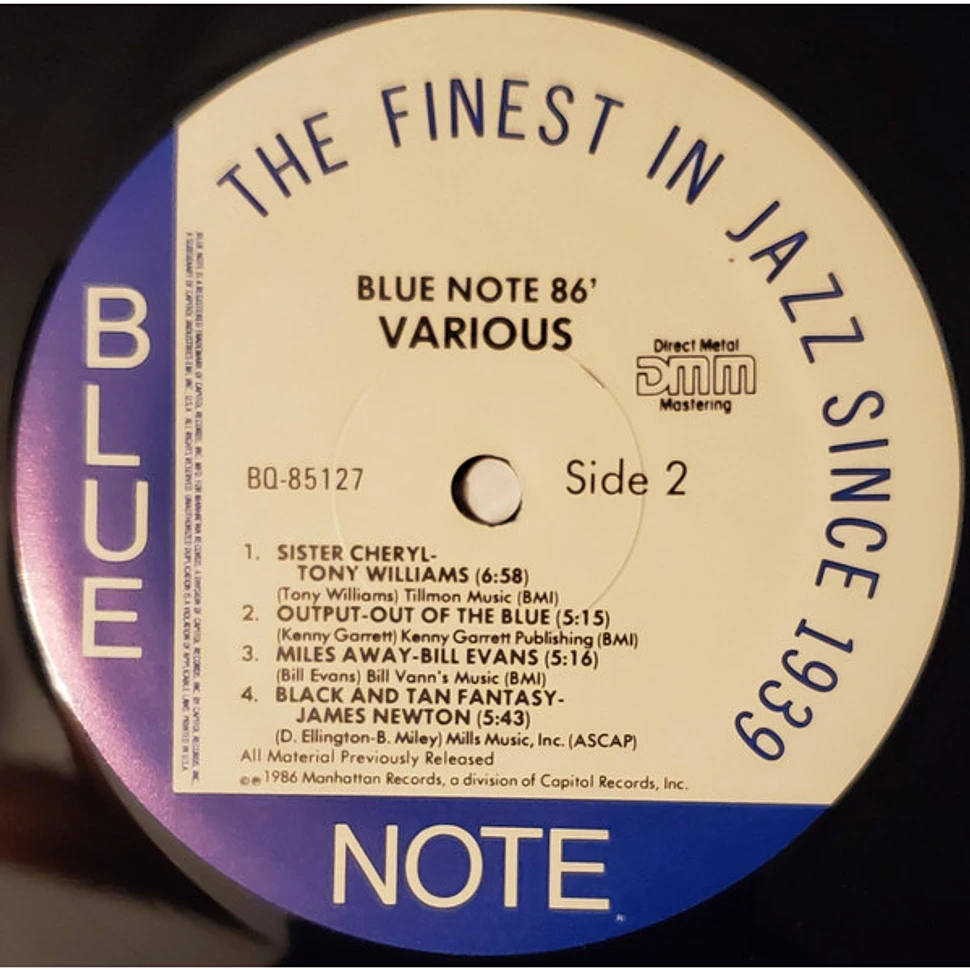V.A. - Blue Note 86, A New Generation Of Jazz